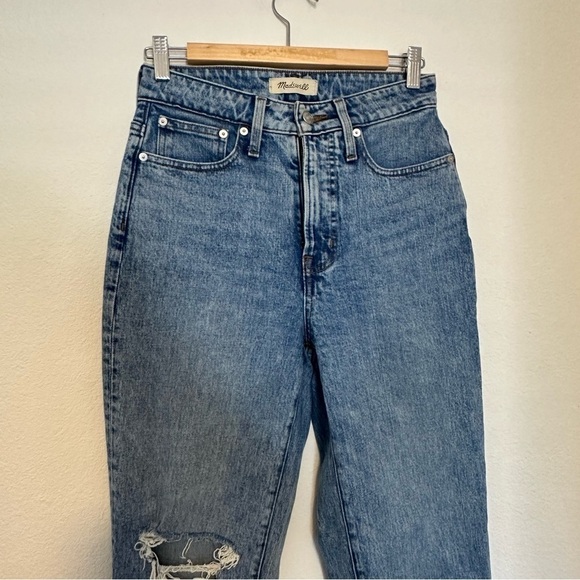 Madewell Curvy Perfect Vintage Straight Jeans Kingsbury Wash Size 26 Women’s - Picture 3 of 11